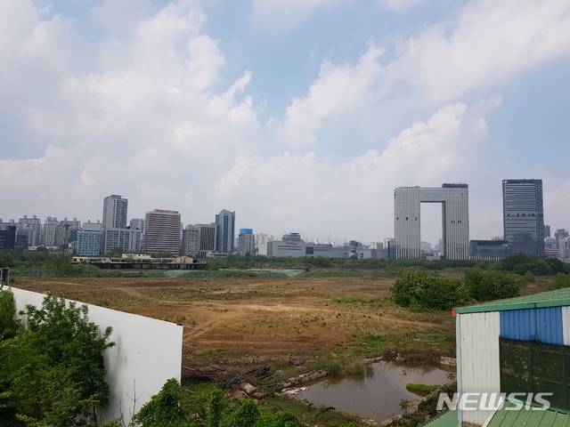 [서울=뉴시스] 최희정 기자= 용산역 일대 개발 계획 부지. dazzling@newsis.com