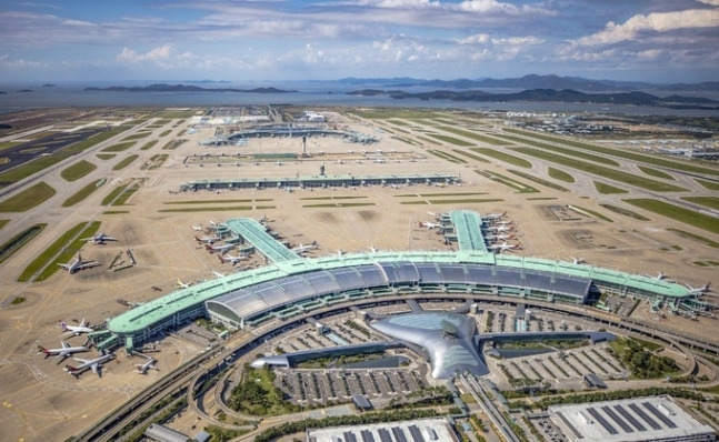 인천국제공항 전경.