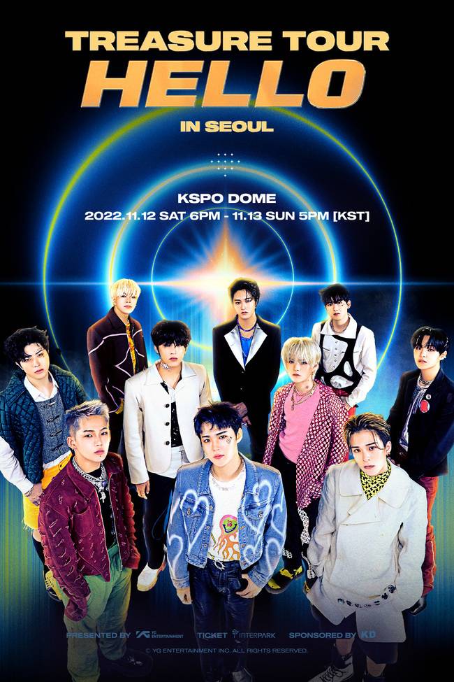 트레저 10인 콘서트 포스터, YG 제