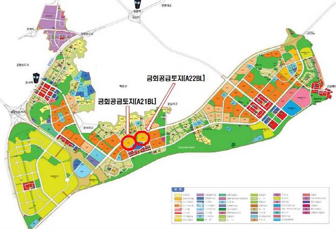 인천 영종하늘도시 공동주택용지 A21·A22블록 (자료=LH)