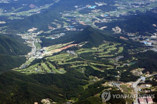 경기도 골프장 전경[연합뉴스 자료사진]