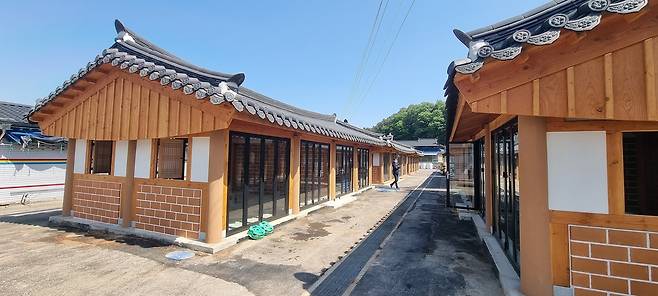 산청군 신등면 단계시장 저잣거리 전경(산청군 제공)