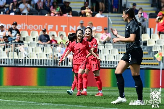 [서울=뉴시스]여자축구 국가대표 이민아 (사진 = 대한축구협회 제공)