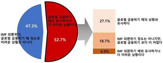 현 경제상황에 관한 인식＜자료제공:경총＞