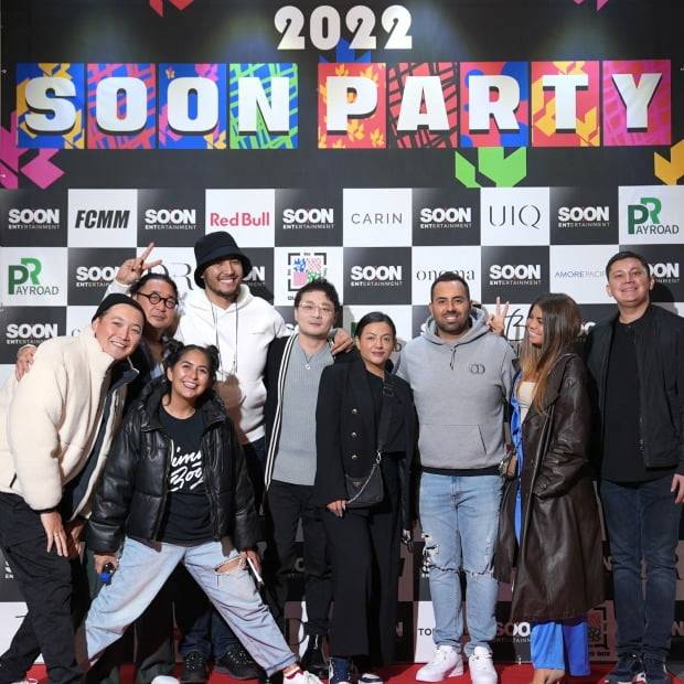 해외 크리에이터 초청해 펼친 순파티. 왼쪽 두 번째가 임장호 순이엔티 해외사업본부장. /순이엔티 제공