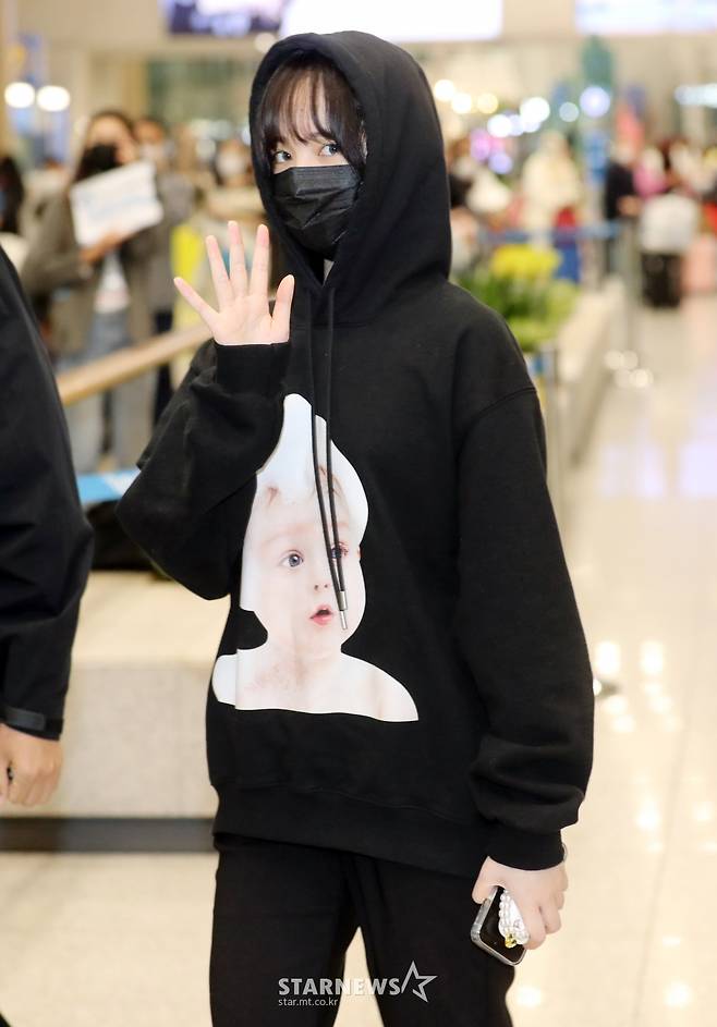 아이브 리즈 '올블랙 공항패션'[★포토]