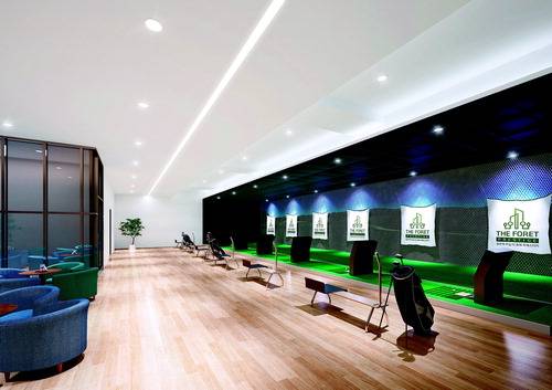 원주역 무실 더 포레 프레스티지 내 골프 연습장