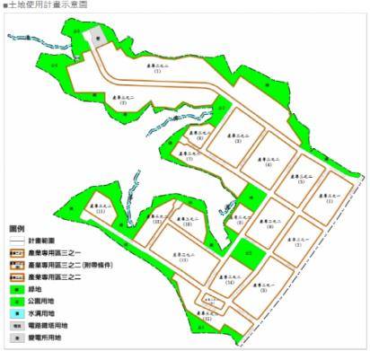 린커우 지역 토지 사용 계획도 [신베이시 정부 캡처. 재판매 및 DB 금지]