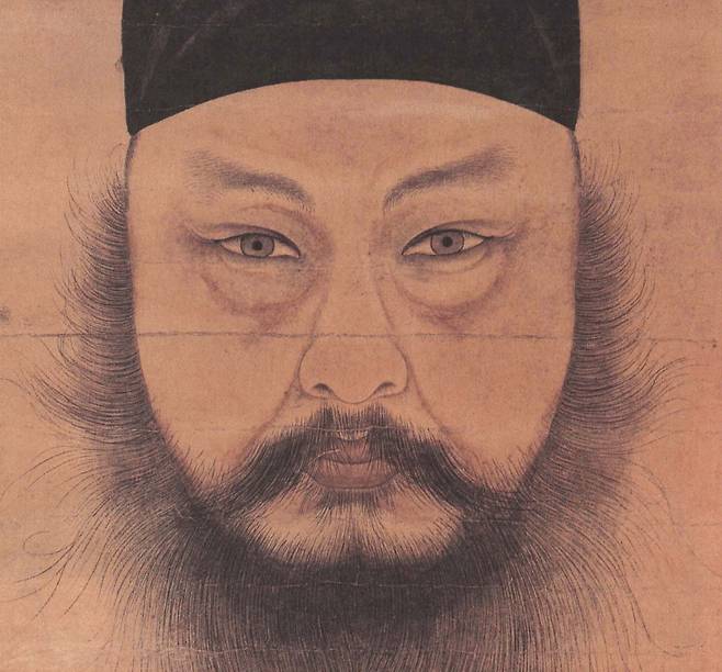 윤두서, 자화상(일부)