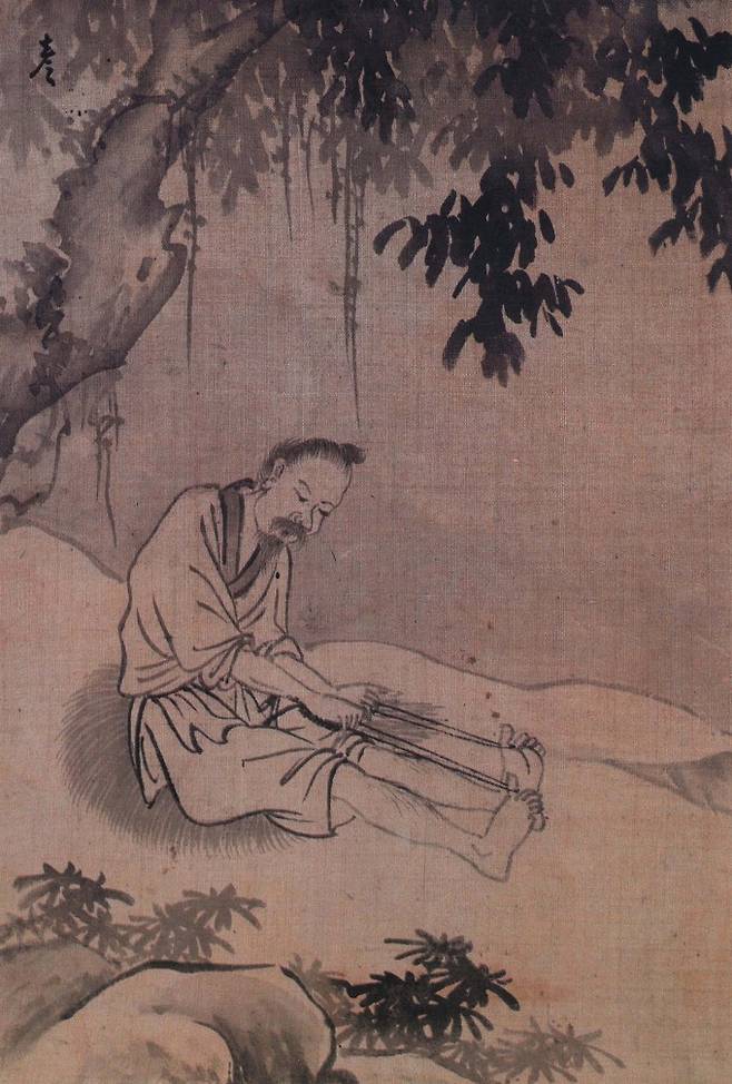 윤두서, 수하직이도