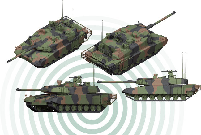 현대로템이 폴란드 수출용으로 개발한 주력 전차 K2PL.[사진 제공 · 현대로템]