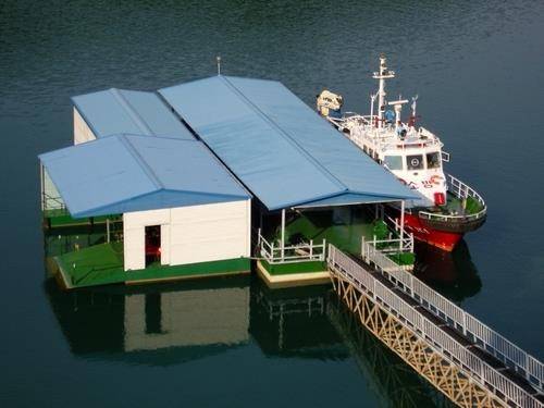 선착장에 정박 중인 701호 소방정 [충북소방본부 제공. 재판매 및 DB 금지]