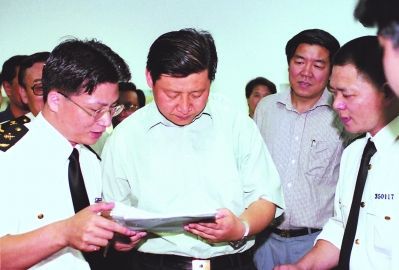 푸젠성(福建省) 성장 시절인 2001년의 시진핑 총서기/중국공산당신문망
