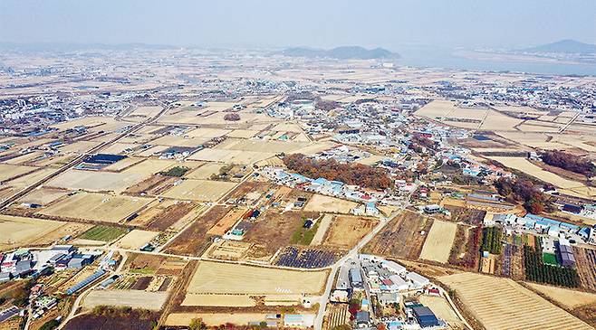 ‘김포한강2 콤팩트시티’가 조성되는 김포시 마산동, 운양동, 장기동, 양촌읍 일대. (연합뉴스)