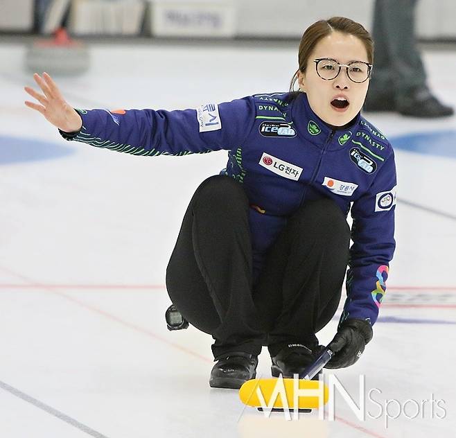 강릉시청 '팀 킴' 스킵 김은정은 벌써부터 2026올림픽 출전을 바라보고 있다. (MHN스포츠 의성, 권혁재 기자)&nbsp;