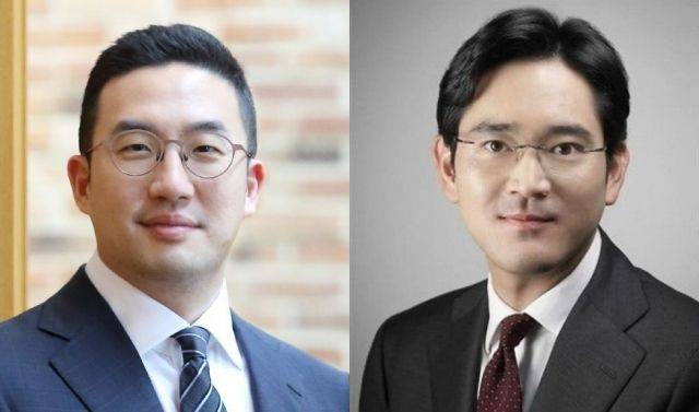 구광모 LG그룹 회장(왼쪽), 이재용 삼성전자 회장