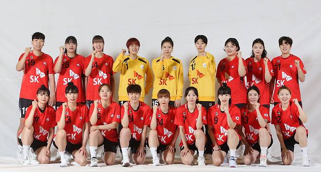 대한민국 여자 핸드볼 대표팀. /대한핸드볼협회