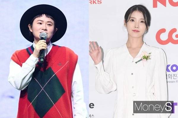 제43회 청룡영화상 전체 후보자가 공개된 가운데 생애 한 번뿐인 신인상의 영광이 누구에게 품으로 향할지 관심이 쏠린다. 사진은 지난 2019년 11월5일 서울 용산구 한남동 블루스퀘어 아이마켓홀에서 열린 현아와 DAWN(던)의 디지털 싱글 쇼케이스 무대에 올라 사회를 보는 김신영(왼쪽)과 23일 서울 여의도동 영등포구 중소기업중앙회에서 열린 제42회 한국영화평론가협회상 시상식에 참석해 포즈를 취한 아이유. /사진=장동규 기자