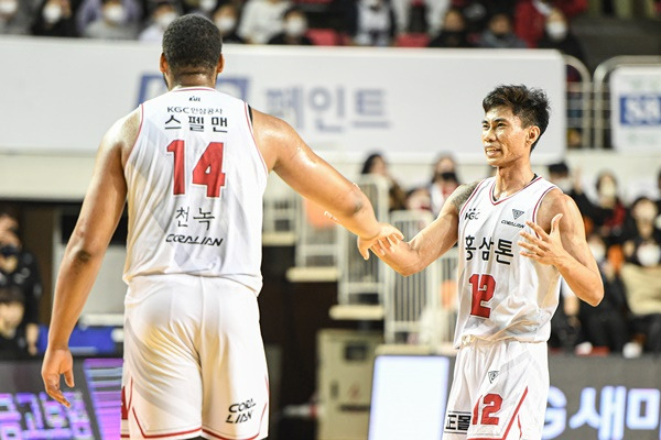 안양 KGC 선수단 / 사진=KBL 제공