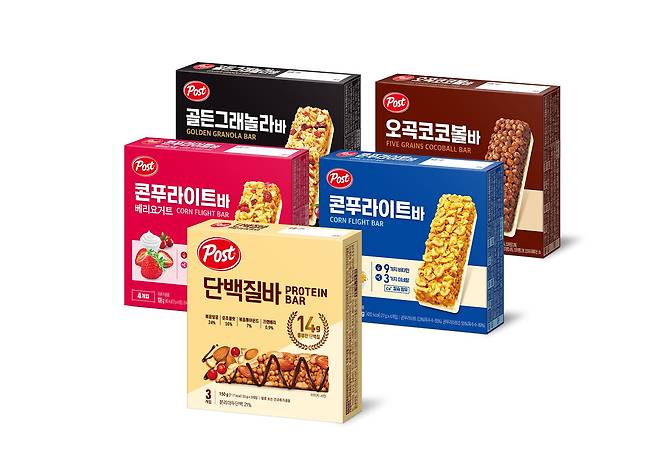 동서식품 '포스트 시리얼 바' 제품. /동서식품 제공