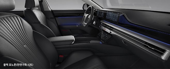 익스클루시브 - 블랙모노톤 - 천연가죽/패드 프린트 내장재 (이미지)