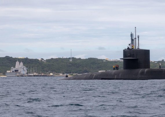 미국 해군 제7함대 소속 오하이오급 핵추진잠수함 '미시간'(SSGN-727)이 최근 일본 근해에서 작전을 실시했다.사진=인도태평양사령부 홈페이지 캡처