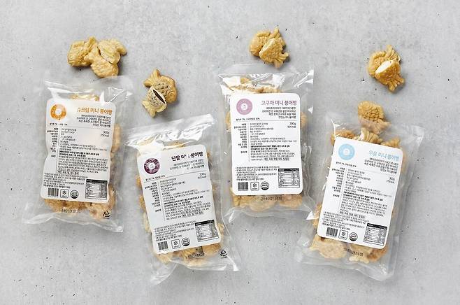 마켓컬리에서 판매하는 밀클레버 냉동 붕어빵. 마켓컬리 제공