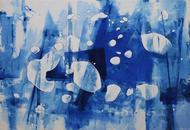 그리고 여정 | 한지, 채색, 먹 (115x80)