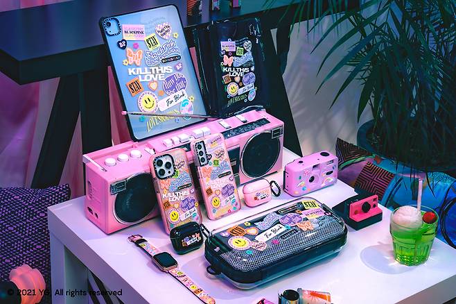 케이스티파이와 블랙핑크가 협업해 만든 컬래버레이션 케이스.