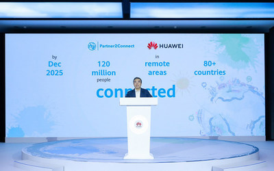 Liang Hua, Chairman of Huawei announced the company had joined ITU P2C Digital Alliance (PRNewsfoto/Huawei Technologies Co.,Ltd.)