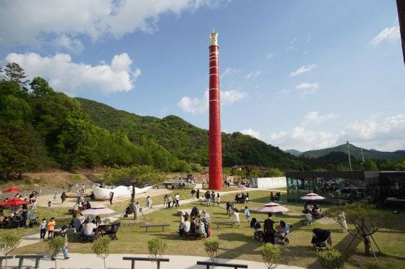 산속등대. 사진=이환주 기자