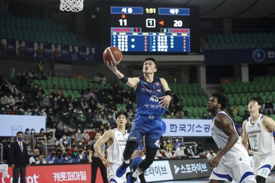 한국가스공사의 대승을 이끈 이대성[KBL 제공]