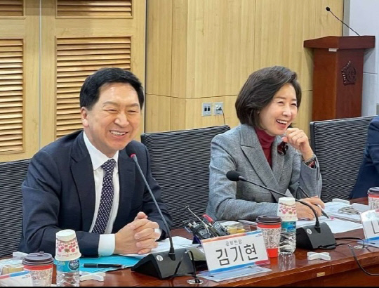 김기현 의원과 나경원 기후환경대사. 사진=김기현 의원 페이스북 캡처.