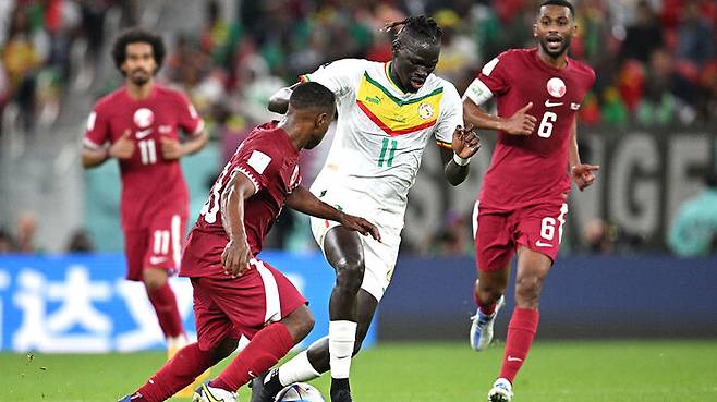 카타르와 세네갈의 경기 모습 (사진=게티이미지코리아)