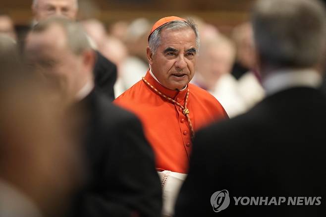 조반니 안젤로 베추 추기경 [AP 연합뉴스자료사진. 재판매 및 DB 금지]