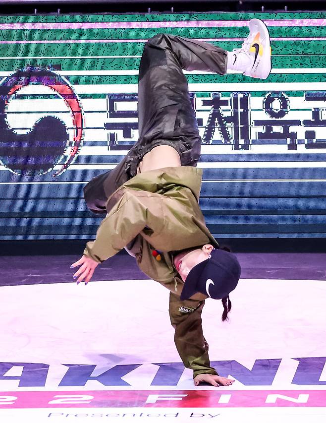 비걸 여자 일반부에서 우승을 차지한 전지예는 압도적인 기량을 뽐냈다. (KFD 대한민국댄스스포츠연맹 제공)