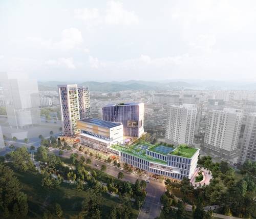 광주역 도시재생 혁신지구 조망도.