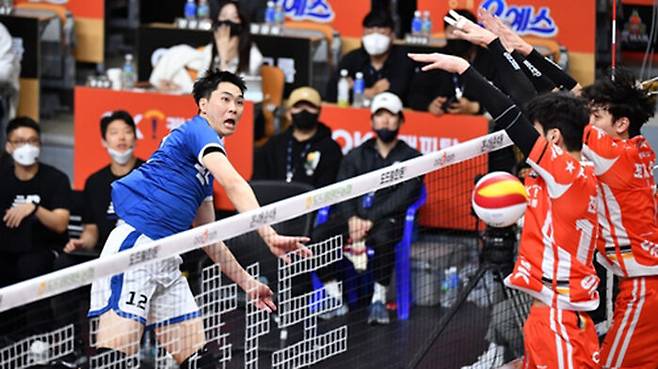 공격 시도하는 현대캐피탈 전광인 (사진=KOVO 제공, 연합뉴스)