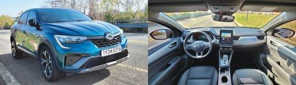 르노코리아자동차의 XM3 E-TECH 하이브리드는 가장 전기차에 가까운 하이브리드 구동 시스템을 탑재해 17.4km/L라는 뛰어난
 공인 복합 연비를 달성했으며, F1 기술을 접목을 통한 다이내믹한 주행 성능까지 갖췄다. 스포티하면서도 세련된 분위기로 완성된 
XM3 E-TECH 하이브리드 인테리어(오른쪽). 원성열 기자 sereno@donga.com