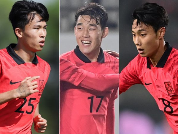 정우영, 송민규, 백승호(왼쪽부터). 사진 | 대한축구협회, 스포츠동아DB