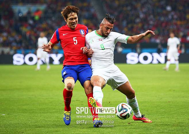 ▲ 김영권도 가나전의 혹독한 아픔을 알제리전에서 치유하지 못했다.