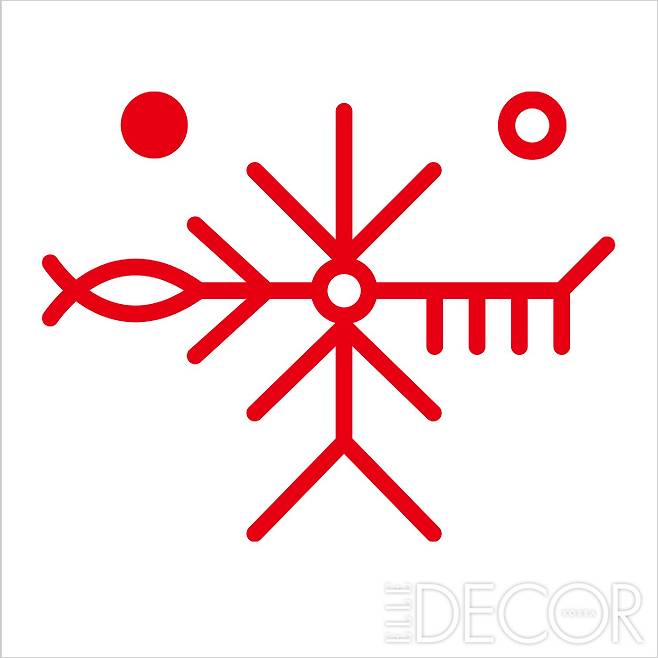 동물과 식물, 사람들이 함께 어우러져 살아간다는 의미를 담은 생명평화무늬 로고.