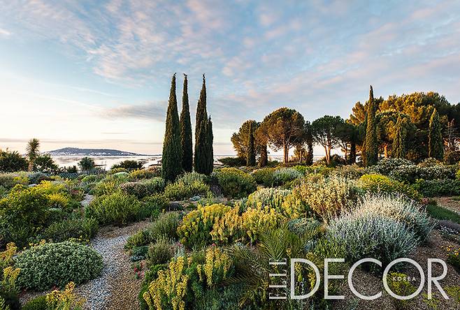 프랑스 필리피(Filippi) 묘목상 소유의 정원.