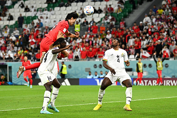 카타르 월드컵 조별리그 H조 2차전 대한민국과 가나의 경기. 조규성이 동점골을 성공시키고 있다.[게티이미지]