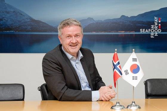 노르웨이수산물 위원회 요한 크발하임 이사. 사진 노르웨이수산물위원회