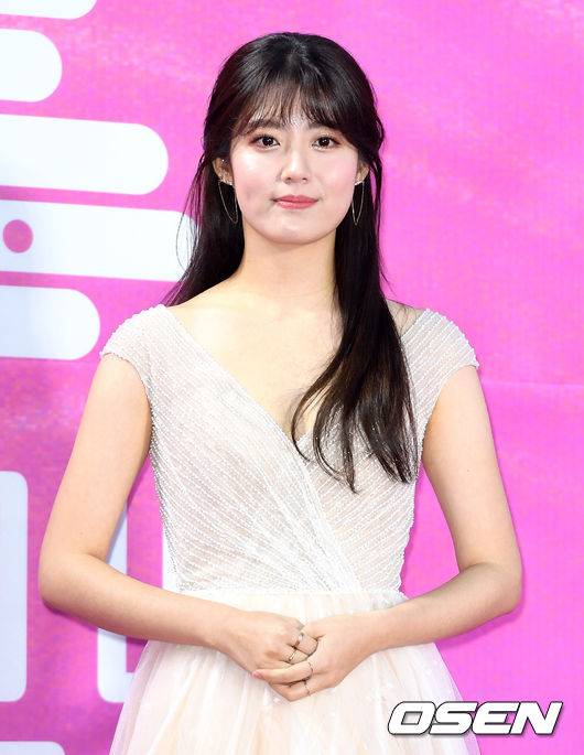 [OSEN=이대선 기자] 15일 오후 서울 고척스카이돔에서 ‘제 28회 하이원 서울가요대상’ 레드카펫 행사가 열렸다.배우 남지현이 레드카펫을 밟고 있다./sunday@osen.co.kr