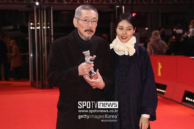 ▲ 홍상수 감독과 배우 김민희. ⓒ게티이미지​​