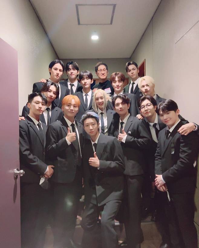 ▲ 바다와 세븐틴. 출처ㅣ바다 인스타그램