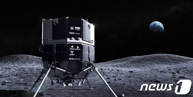 일본 기업 아이스페이스의 달 착륙선 '하쿠토-R' 미션1(아이스페이스 홈페이지 갈무리)