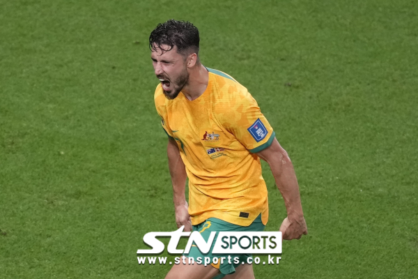 호주 대표팀 윙포워드 매튜 래키. 사진｜뉴시스/AP